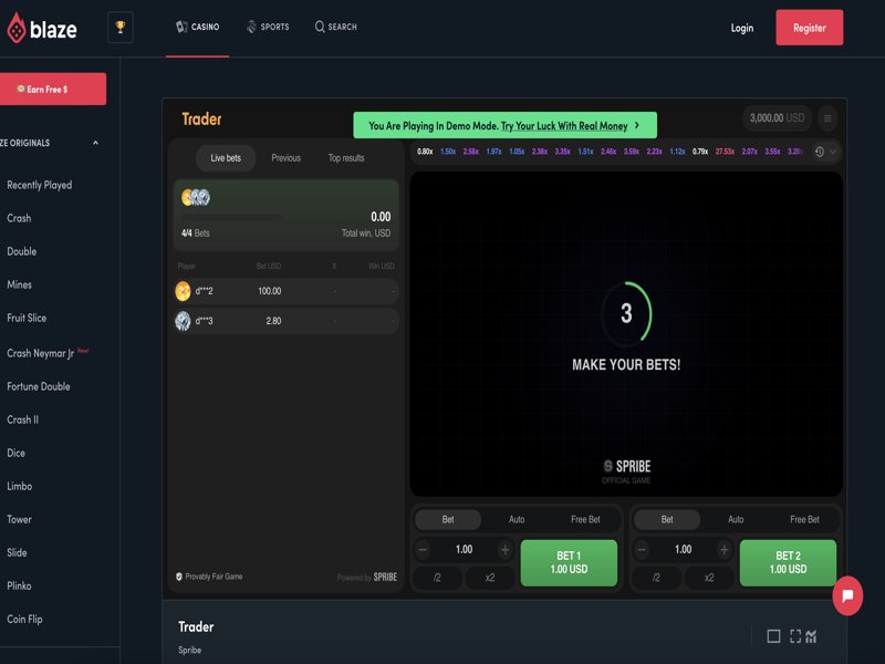 Поповнення та зняття коштів у Blaze